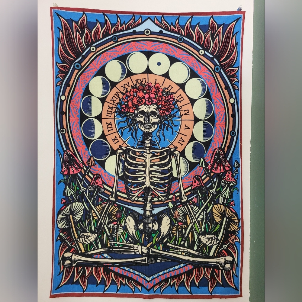 3D Flower Child Tapestry - 30" x 45"